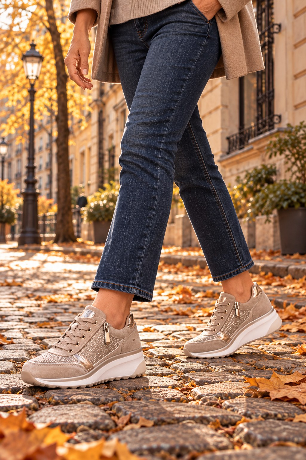 Ricarda Sneaker mit Reißverschluss