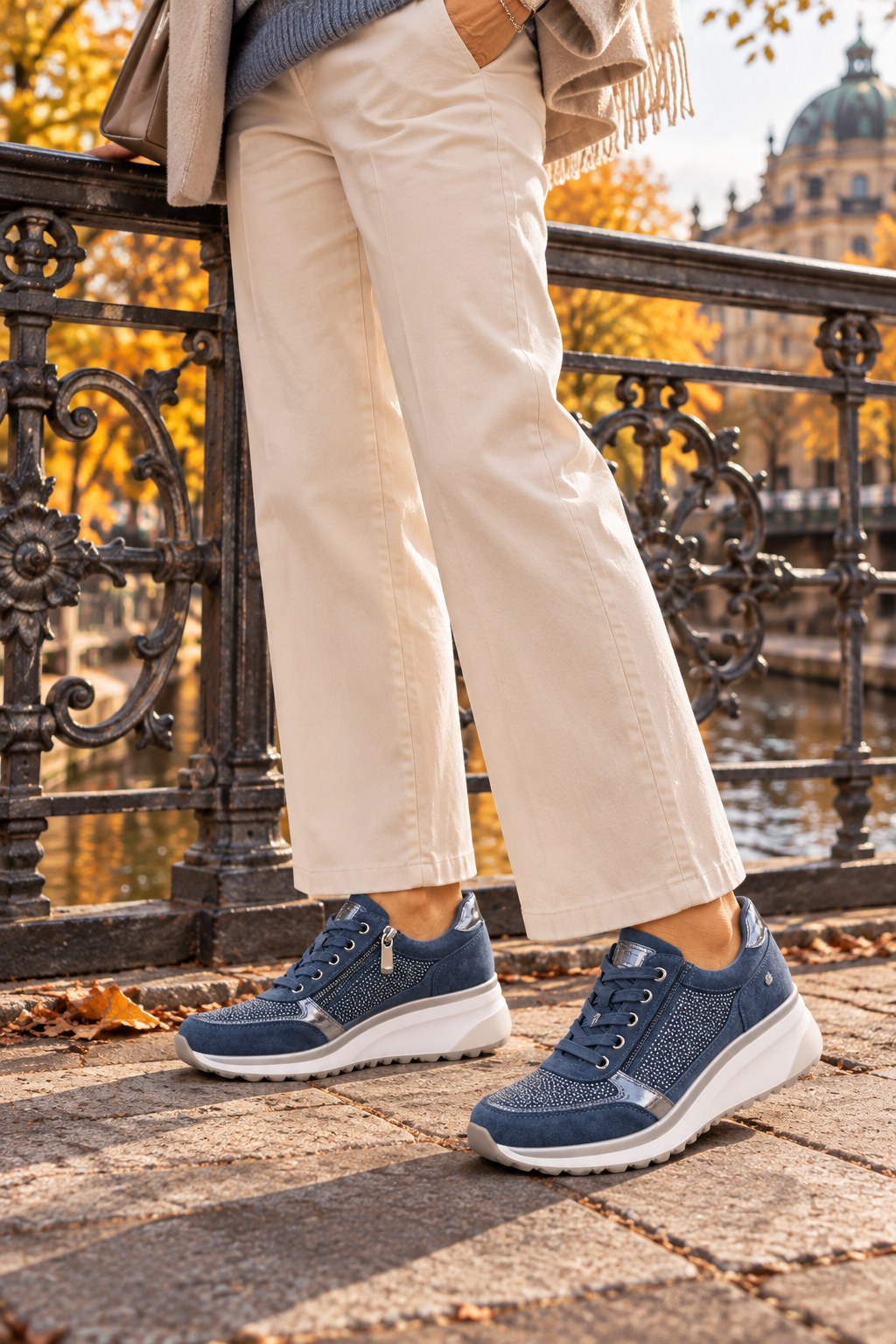 Ricarda Sneaker mit Reißverschluss