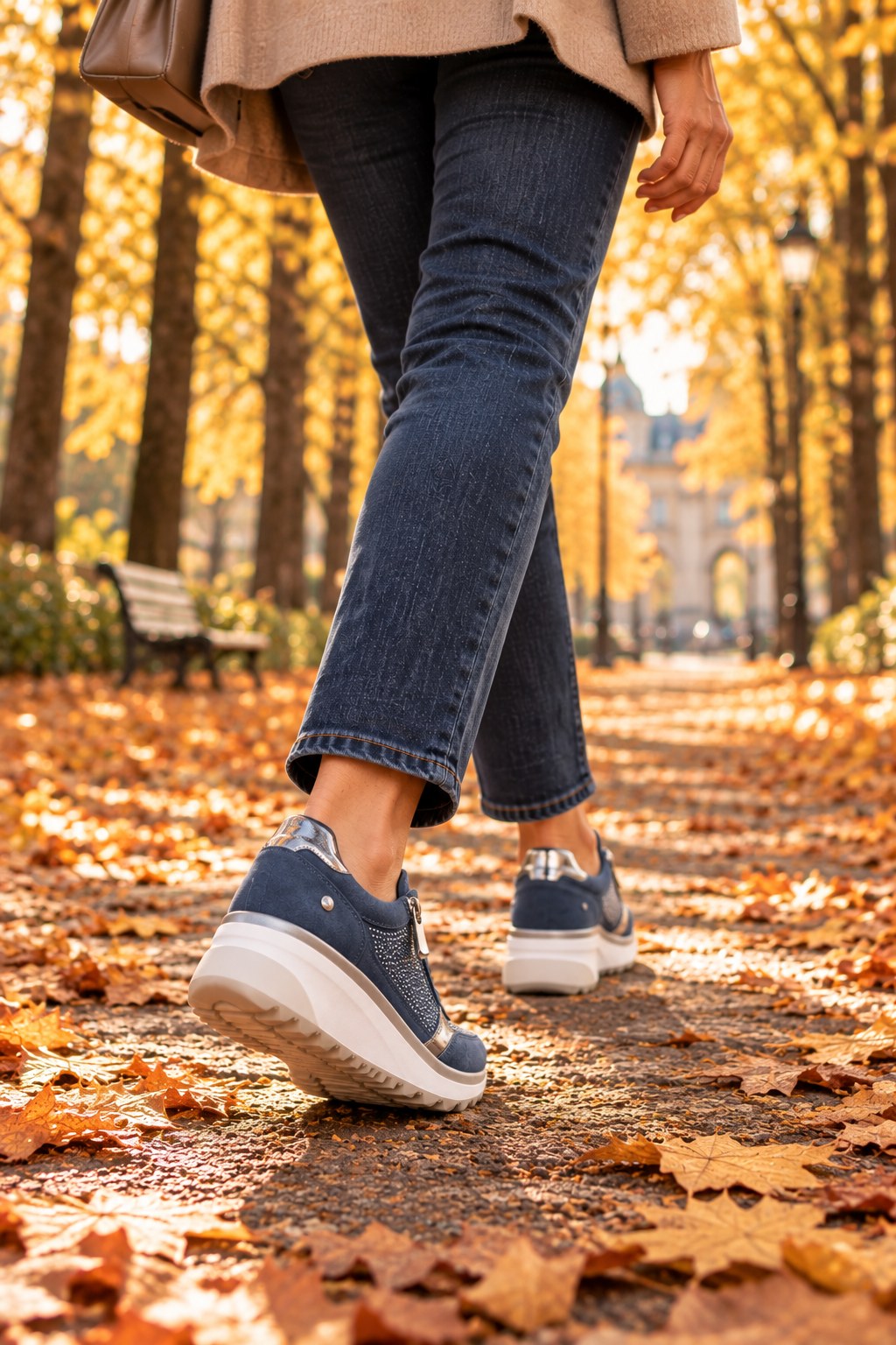 Ricarda Sneaker mit Reißverschluss