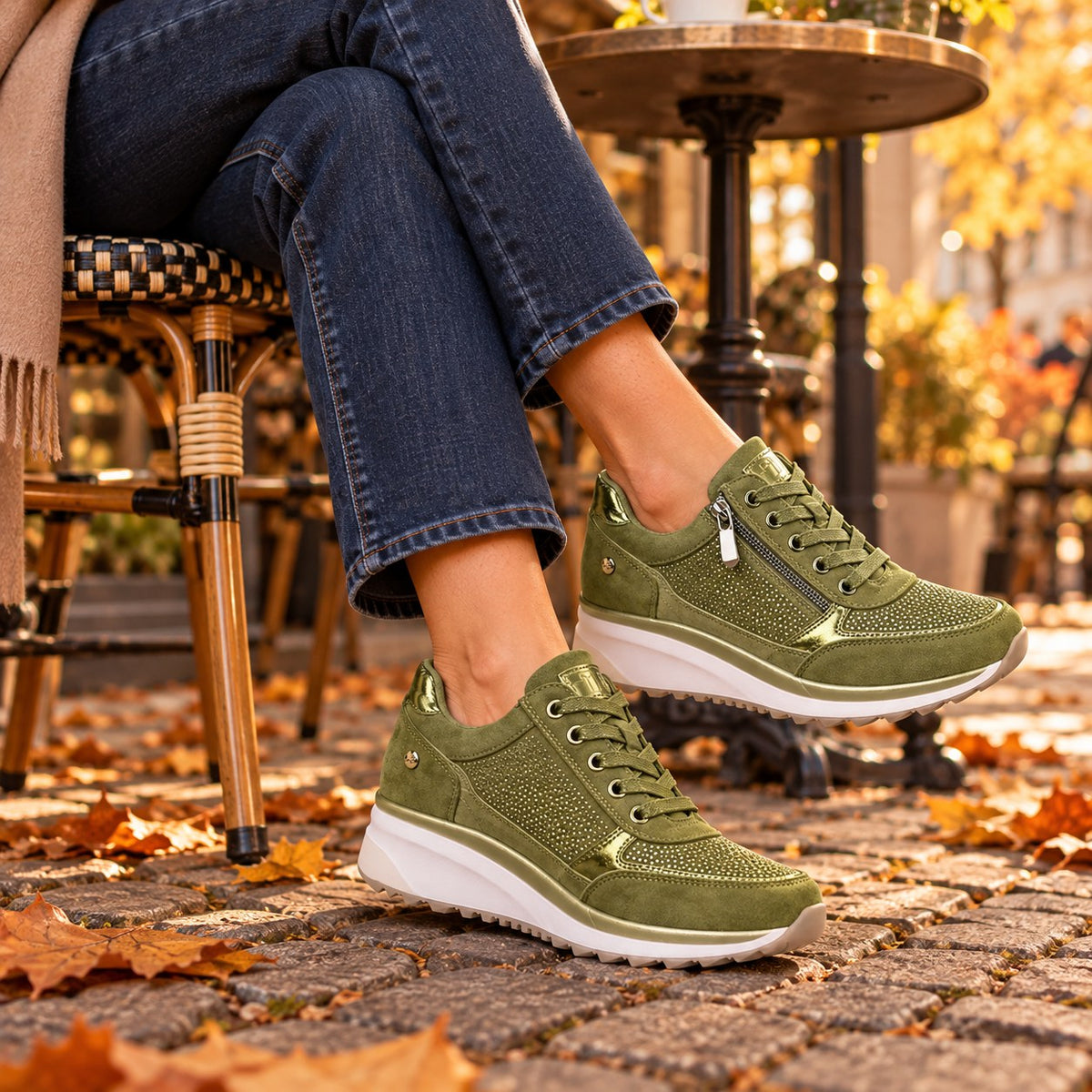 Ricarda Sneaker mit Reißverschluss
