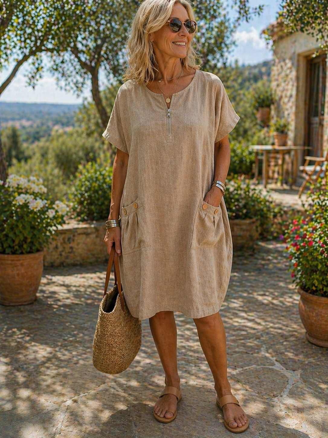 Silvia | Kleid mit Reißverschluss